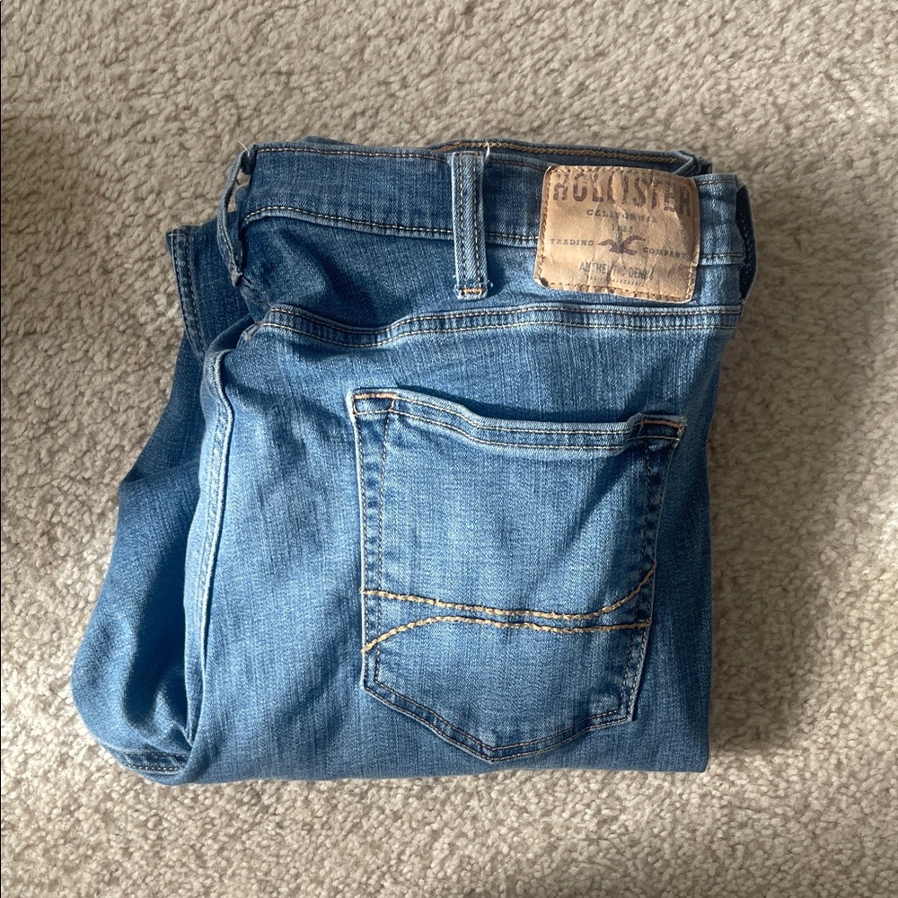 Hollister Men's Skinny Jeans - Blue